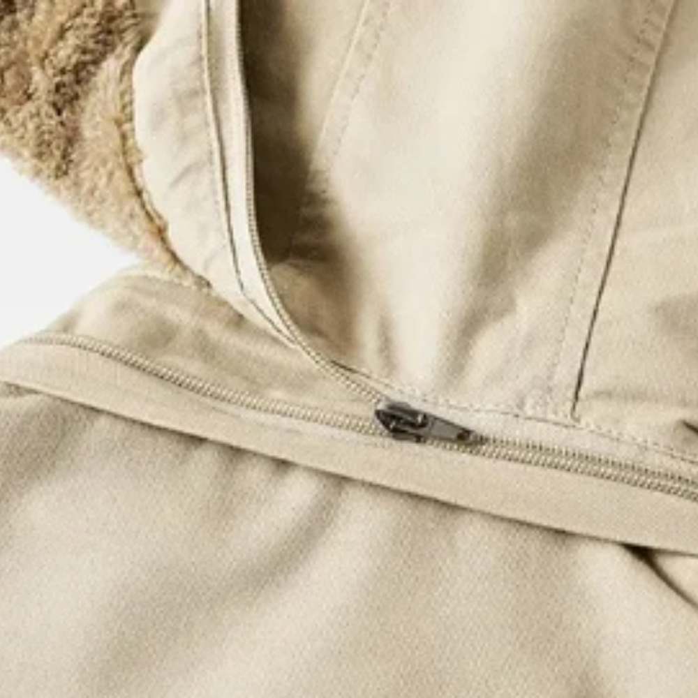 Elegante wattierte Premium-Winterjacke