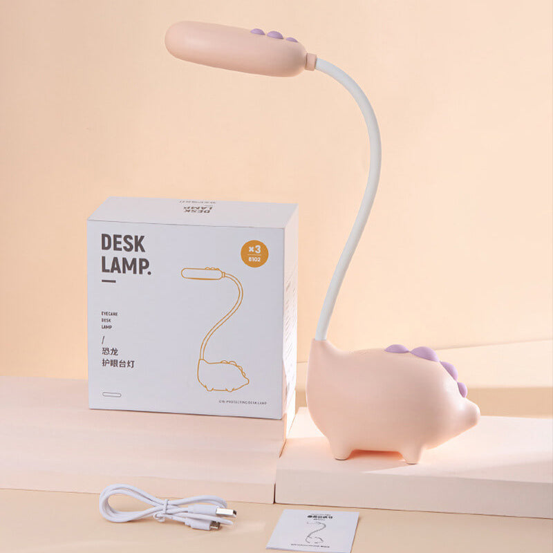 LED Schreibtischlampe Kinder Wiederaufladbar Augenfreundlich Grün Rosa