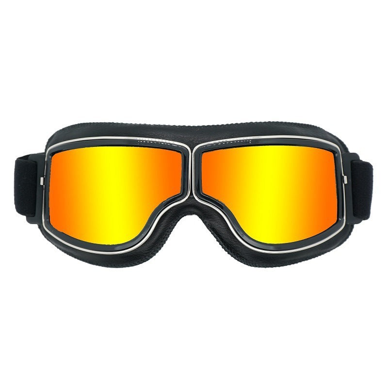 Rudy | Motorradbrille Herren Retro Polarisierte Gläser UV-Schutz Outdoor