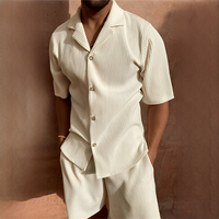 Zweiteiler Herren Relaxed Fit Sommer Casual