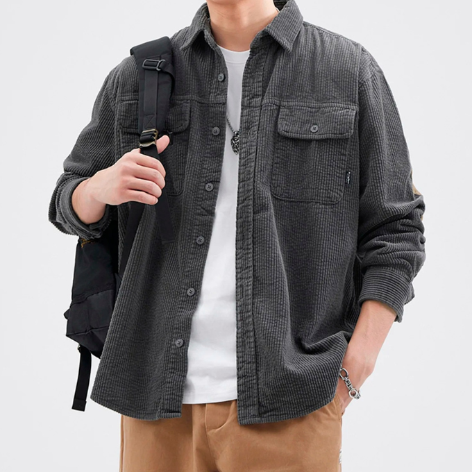 Hemd Herren Regular Fit Freizeit Herbst & Winter