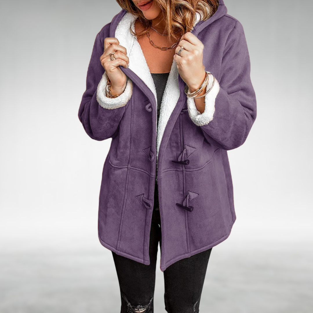 Amara | Fleece-Lined Toggle Coat