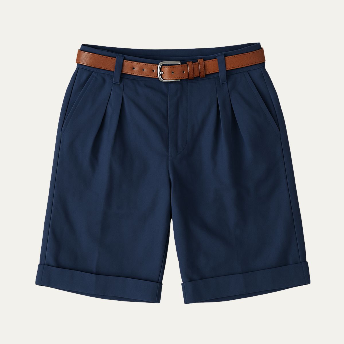 Chino Shorts Herren Gerade Freizeit Frühling & Sommer