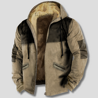 Kapuzenjacke Thermo Jacke Herren Regular Fit Winter