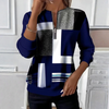 Damen Sweatshirt mit Farbblock-Design und Reißverschlusskragen