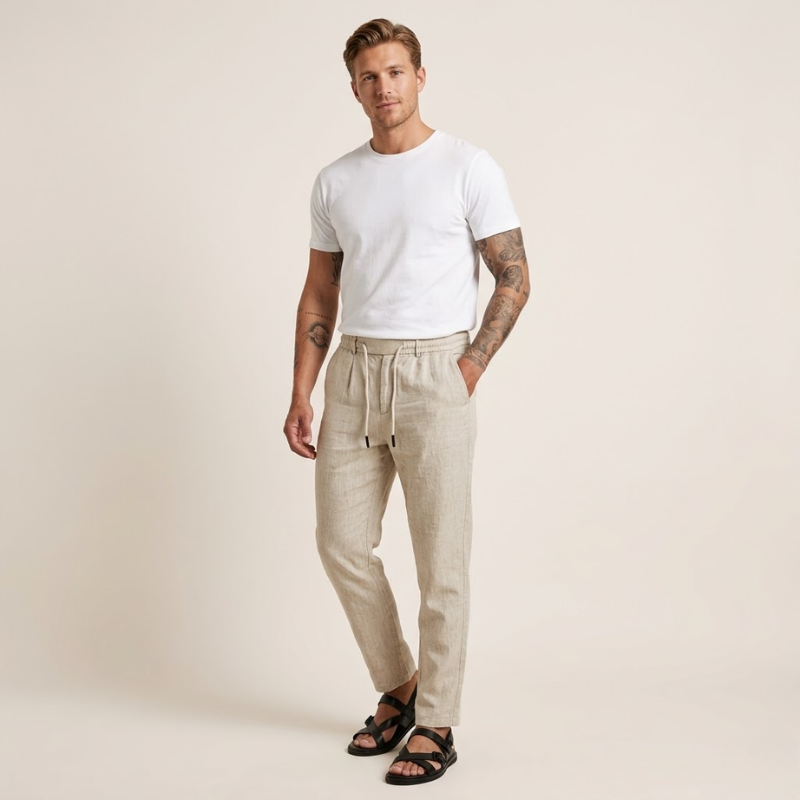 Freizeithose Herren Relaxed Fit Sommer & Freizeit