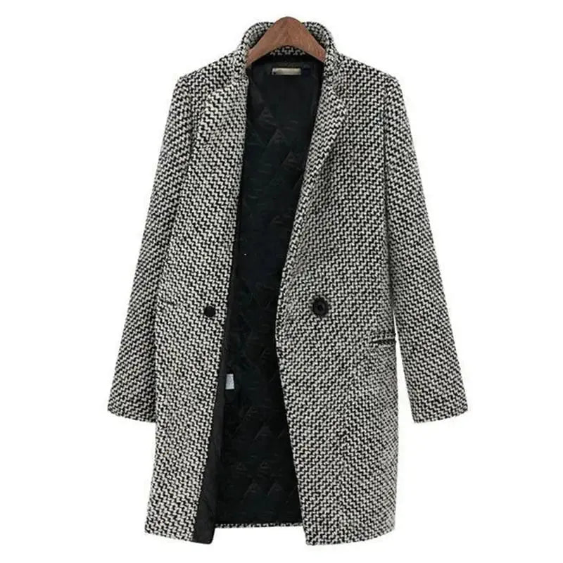 Damen Mantel in Midi-Länge