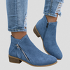 Ankle Boots Damen Bequem Alltag Niedriger Absatz