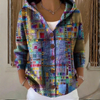 Damen Kapuzenjacke mit mehrfarbigem Design