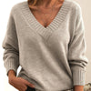 Aeliana | Elegant Women's V-Neck Sweater