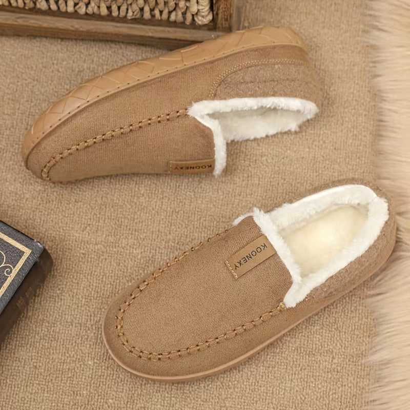 TERRAWOOL – Gemütliche Herren Slipper aus Synthetischer Wolle