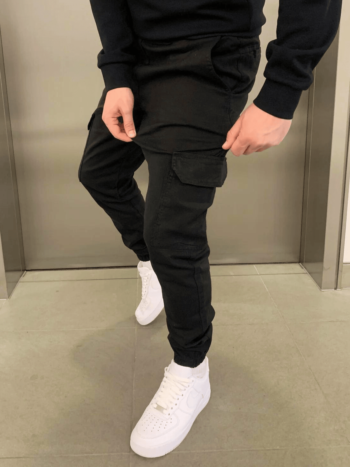 Cargo Jogger Herren Relaxed Fit Freizeit