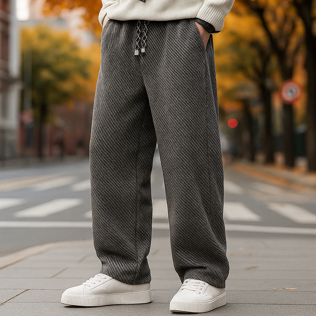 Sherpa-Hose Herren Relaxed Fit Winter Freizeit
