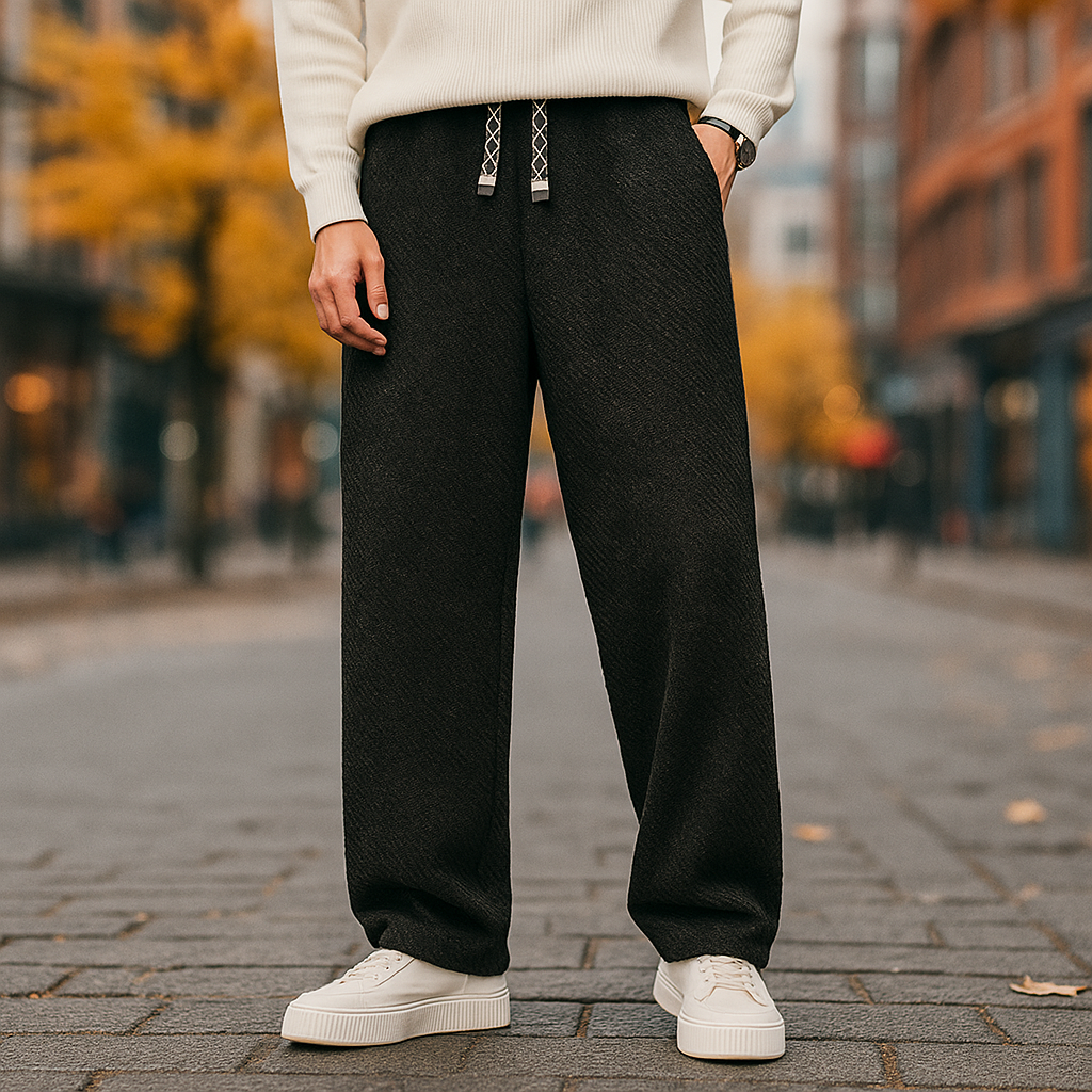 Sherpa-Hose Herren Relaxed Fit Winter Freizeit
