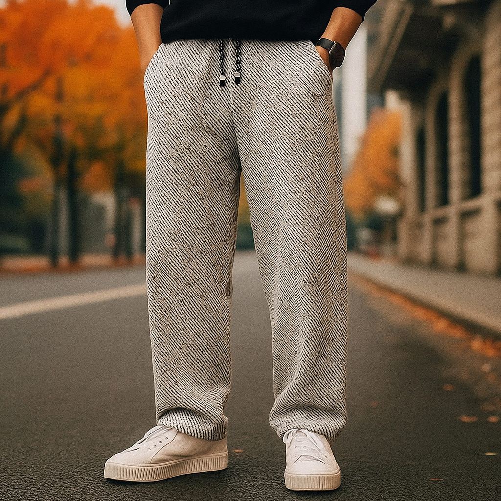 Sherpa-Hose Herren Relaxed Fit Winter Freizeit