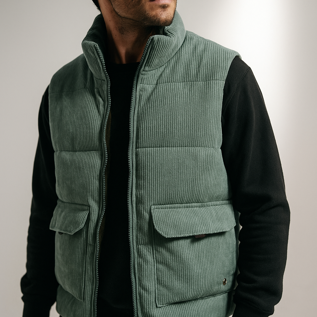 Cordweste Damen Regular Fit Freizeit