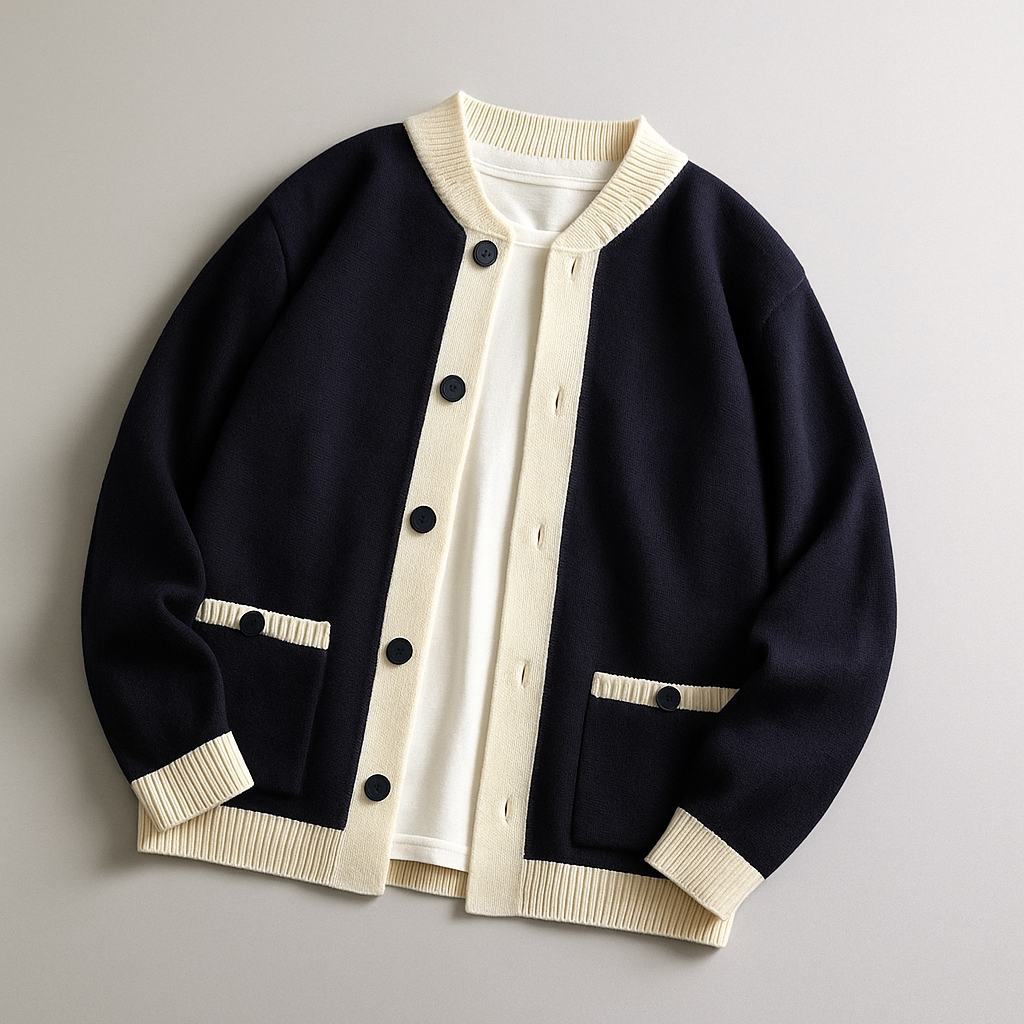 Strickcardigan Damen Relaxed Fit Übergangszeit Casual