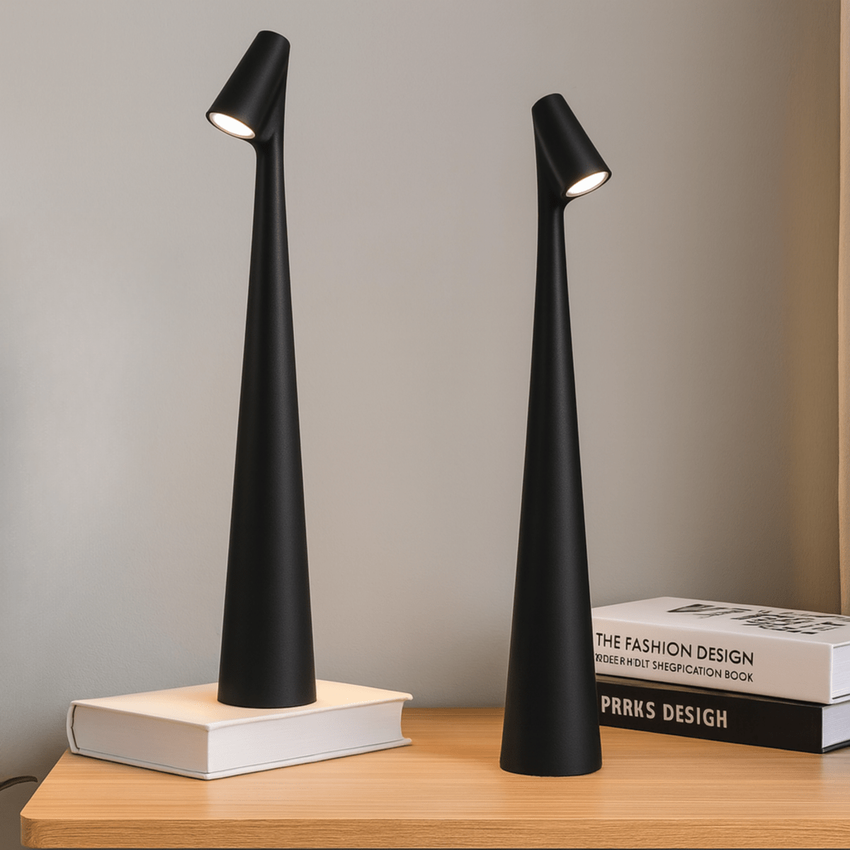 Metall Tischlampe - Wiederaufladbar & stilvoll für drinnen & draußen