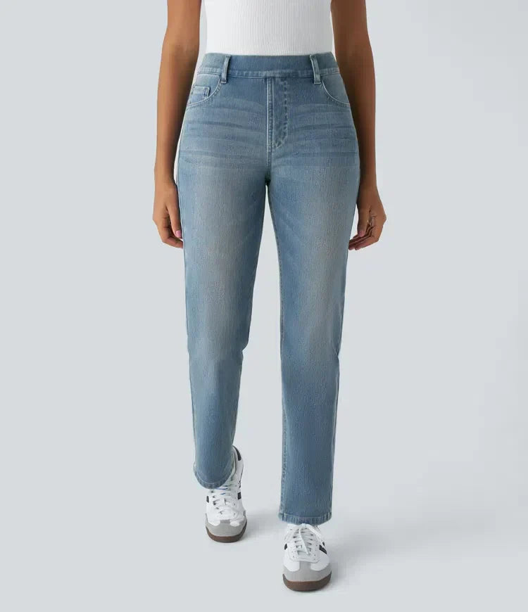 Hose Damen Hochtailliert Bequem Freizeit & Alltag