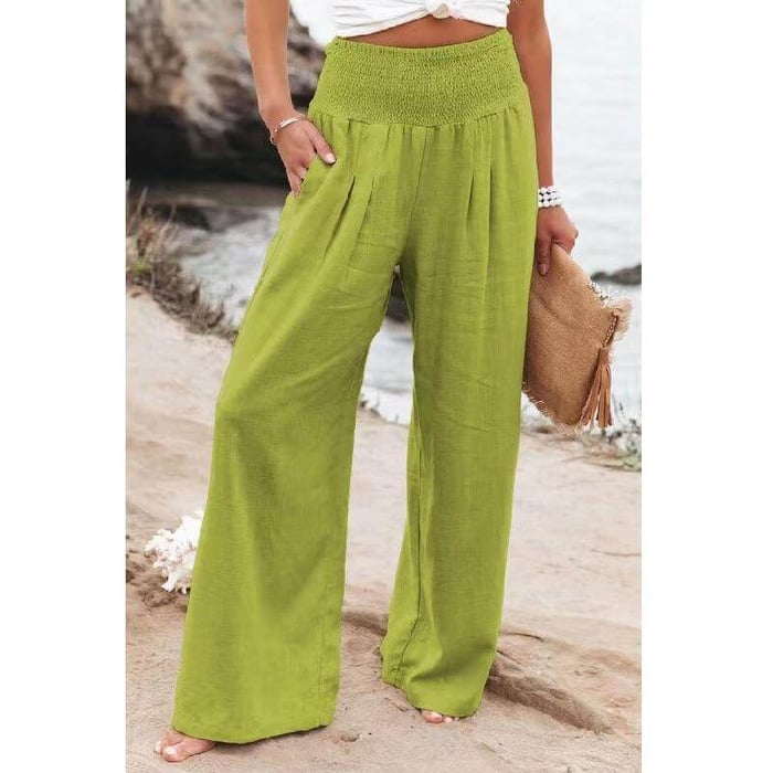 Weite Breite Stoffhose Damen Locker Casual Frühling & Sommer