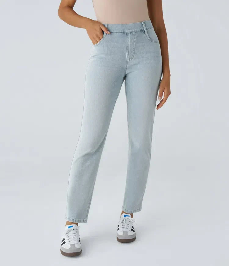 Hose Damen Hochtailliert Bequem Freizeit & Alltag