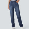 Hose Damen Hochtailliert Bequem Freizeit & Alltag