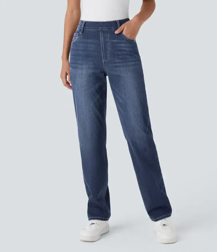 Hose Damen Hochtailliert Bequem Freizeit & Alltag