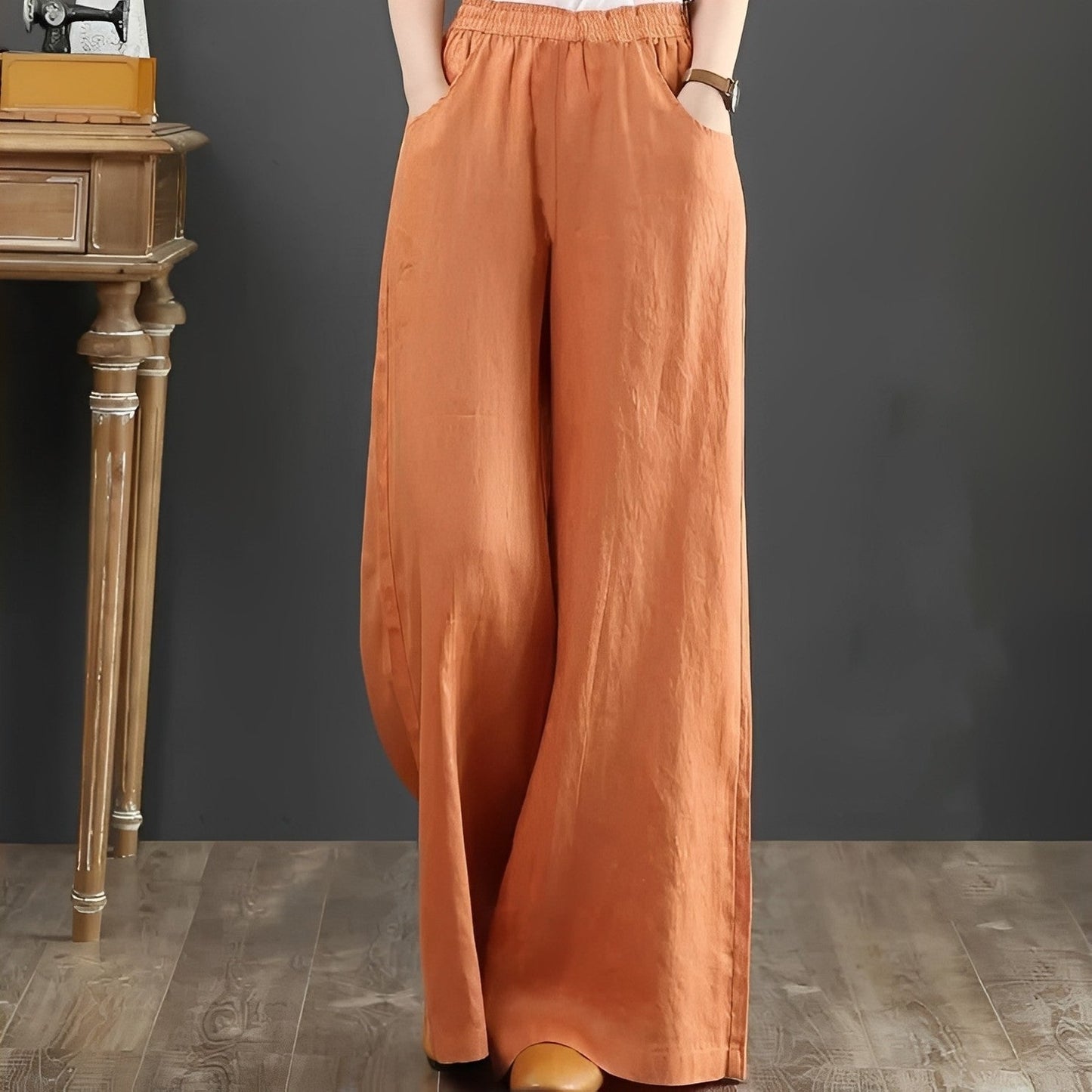 Damenhose Weite Passform Freizeit Sommer Komfortabel
