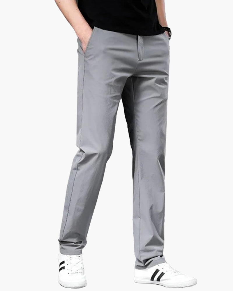 Chinohose Herren Gerade Relaxed Fit Freizeit
