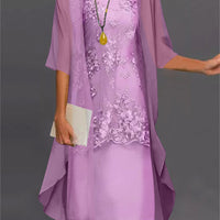 Sommerkleid Damen Regular Fit Elegant Frühling & Sommer