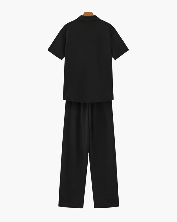 Zweiteiler Damen Slim Fit Freizeit