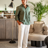 Langarmshirt Herren Set I Zweiteiler Leicht Oversize Casual
