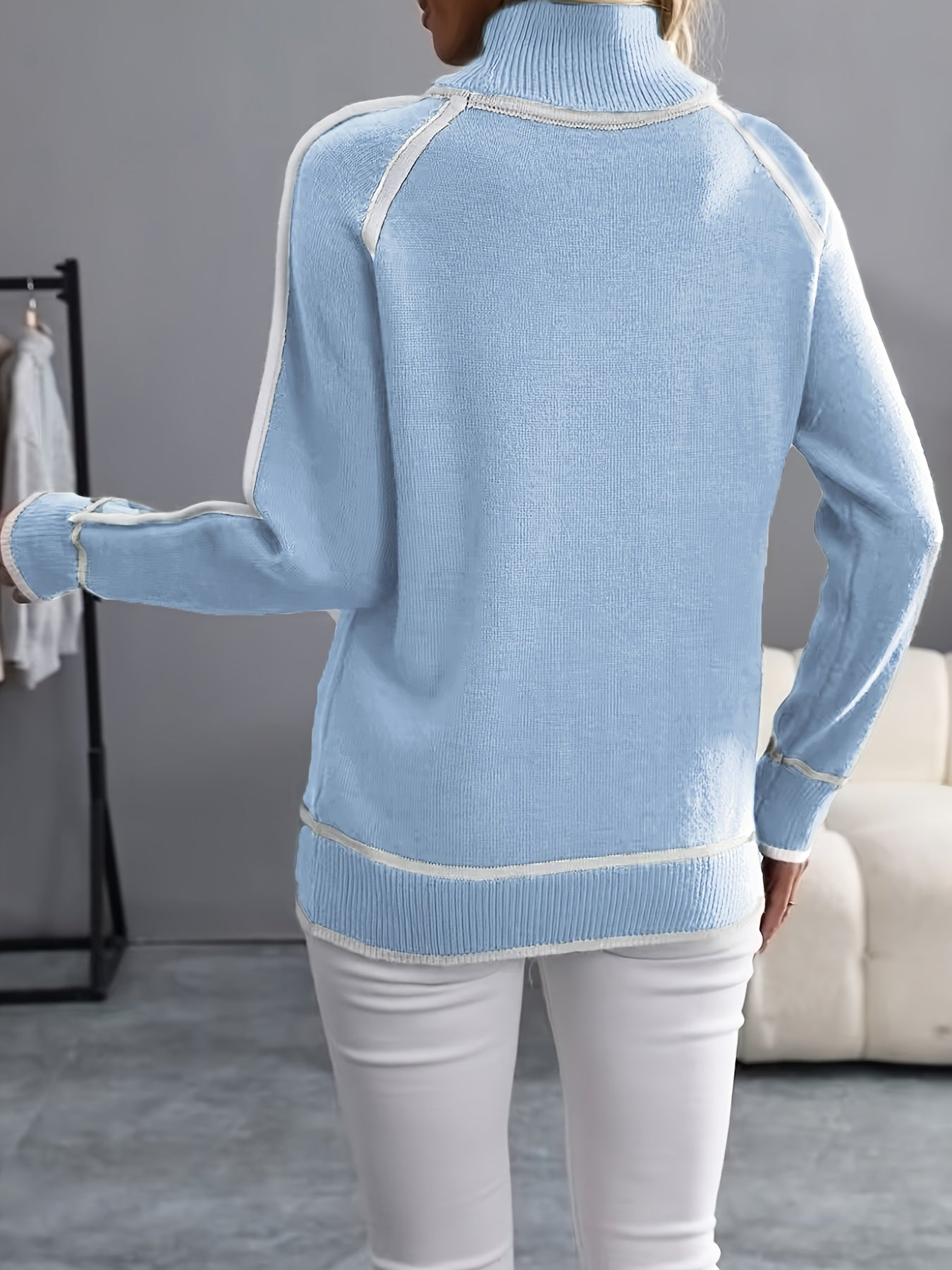 Janice | Pullover mit hohem Kragen