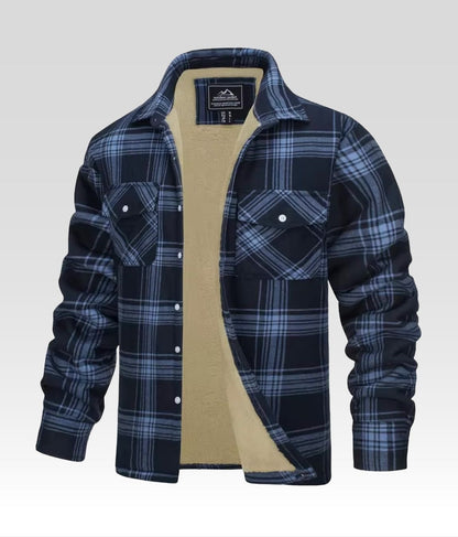 Joe Fleece Jacke Blau