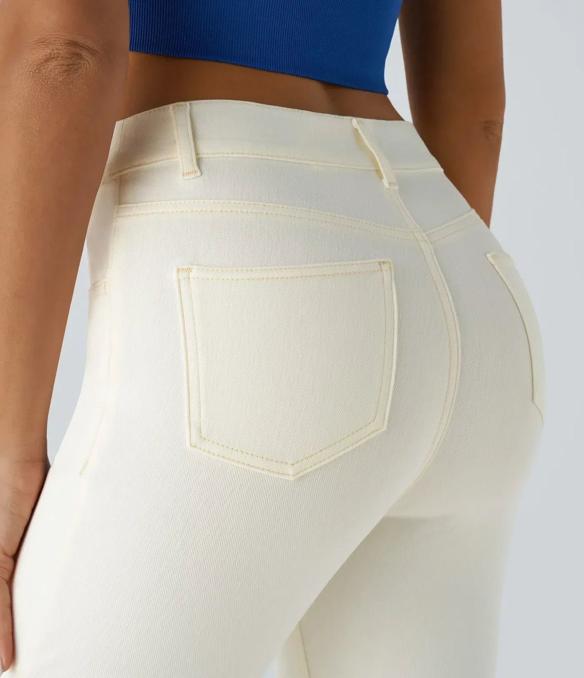 Hose Damen Hochtailliert Bequem Freizeit & Alltag