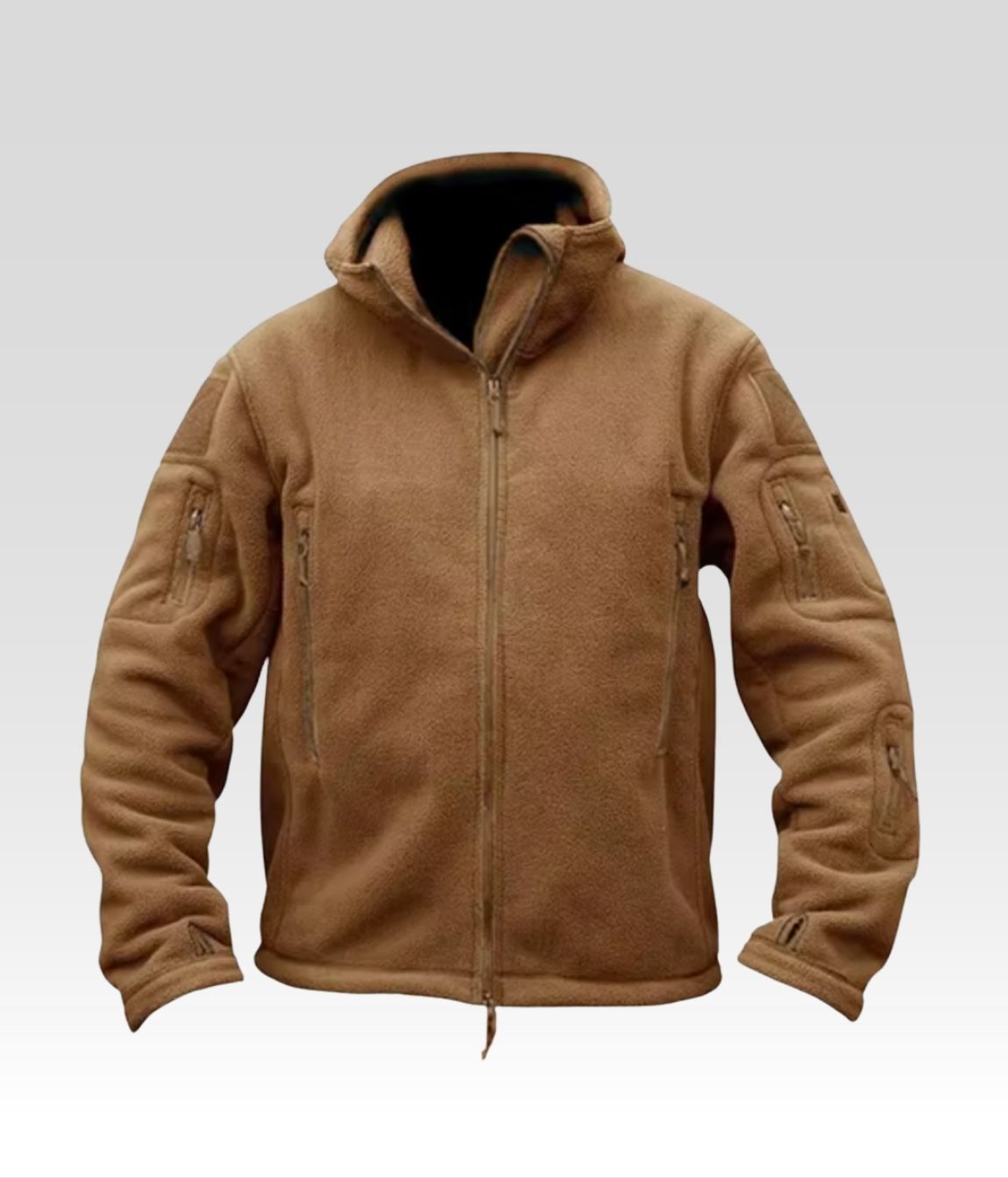 Marco Fleece Jacke Braun