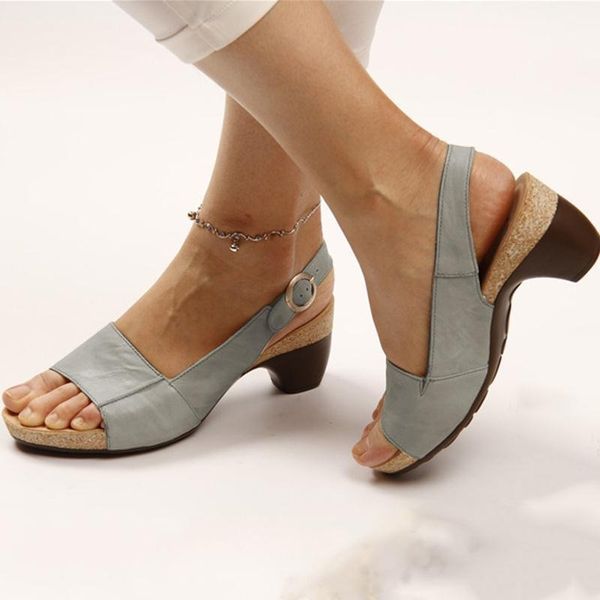 Bequeme Slingback Sandalen für Damen mit Absatz für den Alltag