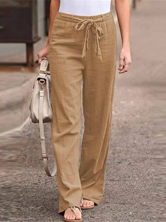 Freizeithose Damen Relaxed Fit Sommer