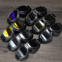 Rudy | Motorradbrille Herren Retro Polarisierte Gläser UV-Schutz Outdoor