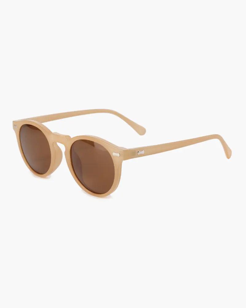 Sonnenbrille Herren Retro Rundrahmen UV-Schutz Sommer