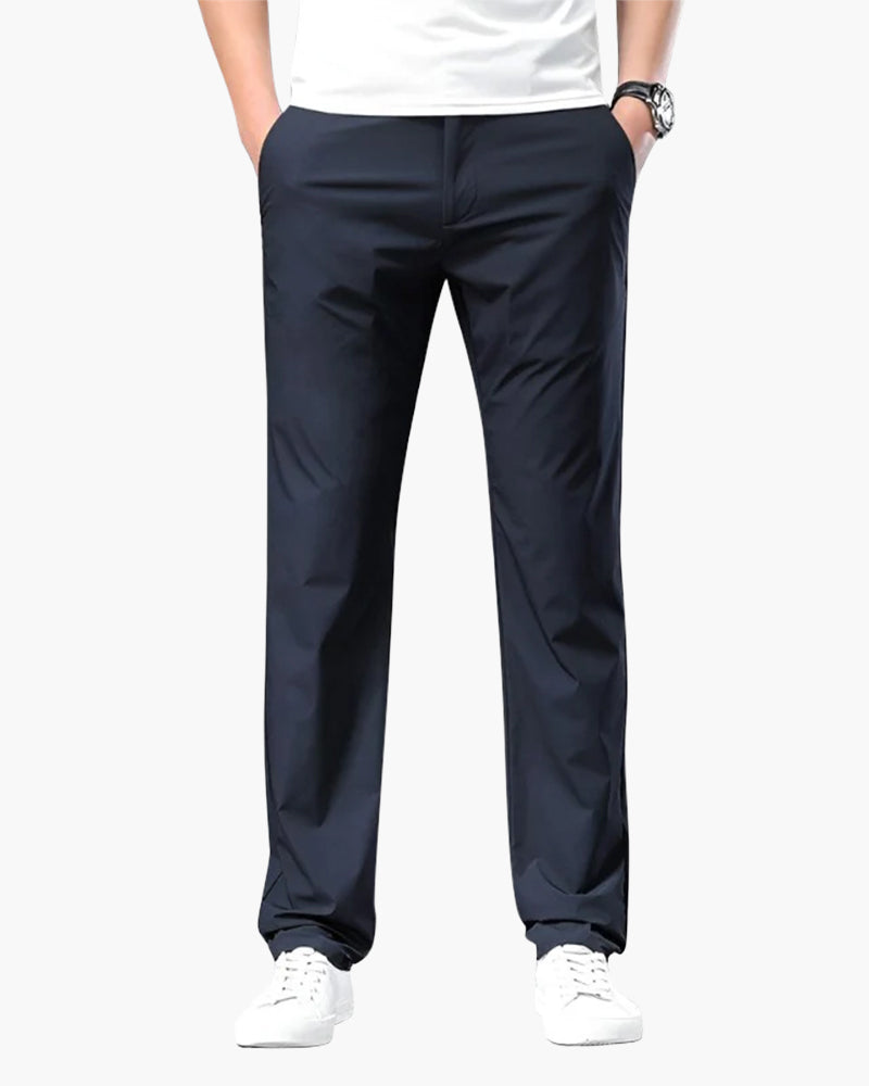 Chinohose Herren Gerade Relaxed Fit Freizeit