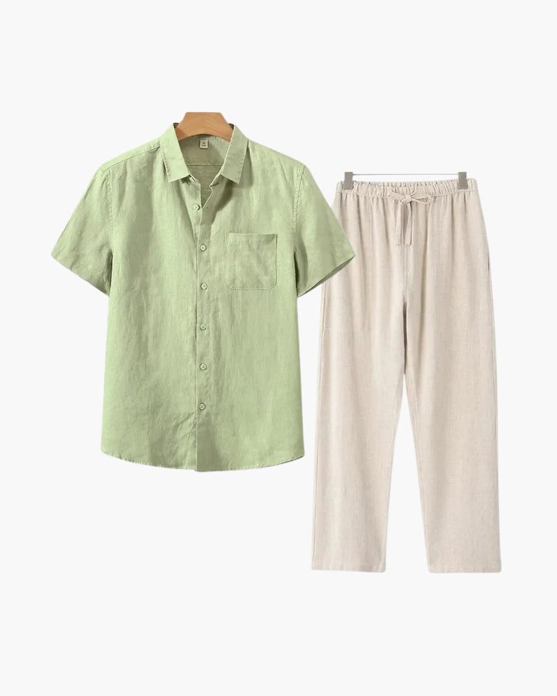 T-Shirt Herren Set I Zweiteiler Oversize Casual Sommer