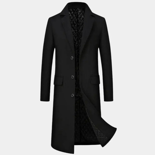 Herren Trenchcoat aus Wollmischung