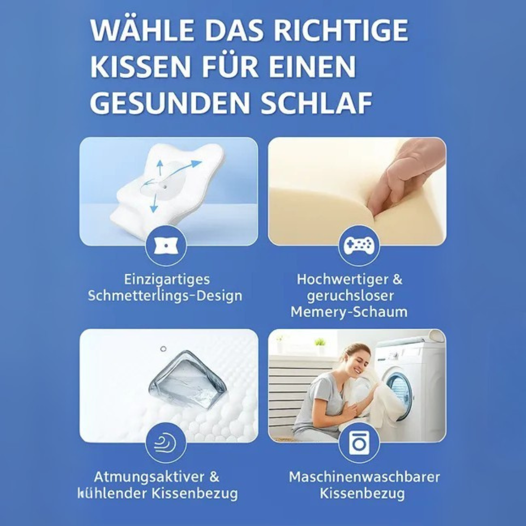 Nackenstützkissen Komfort Schlafzimmer Atmungsaktiv Unisex
