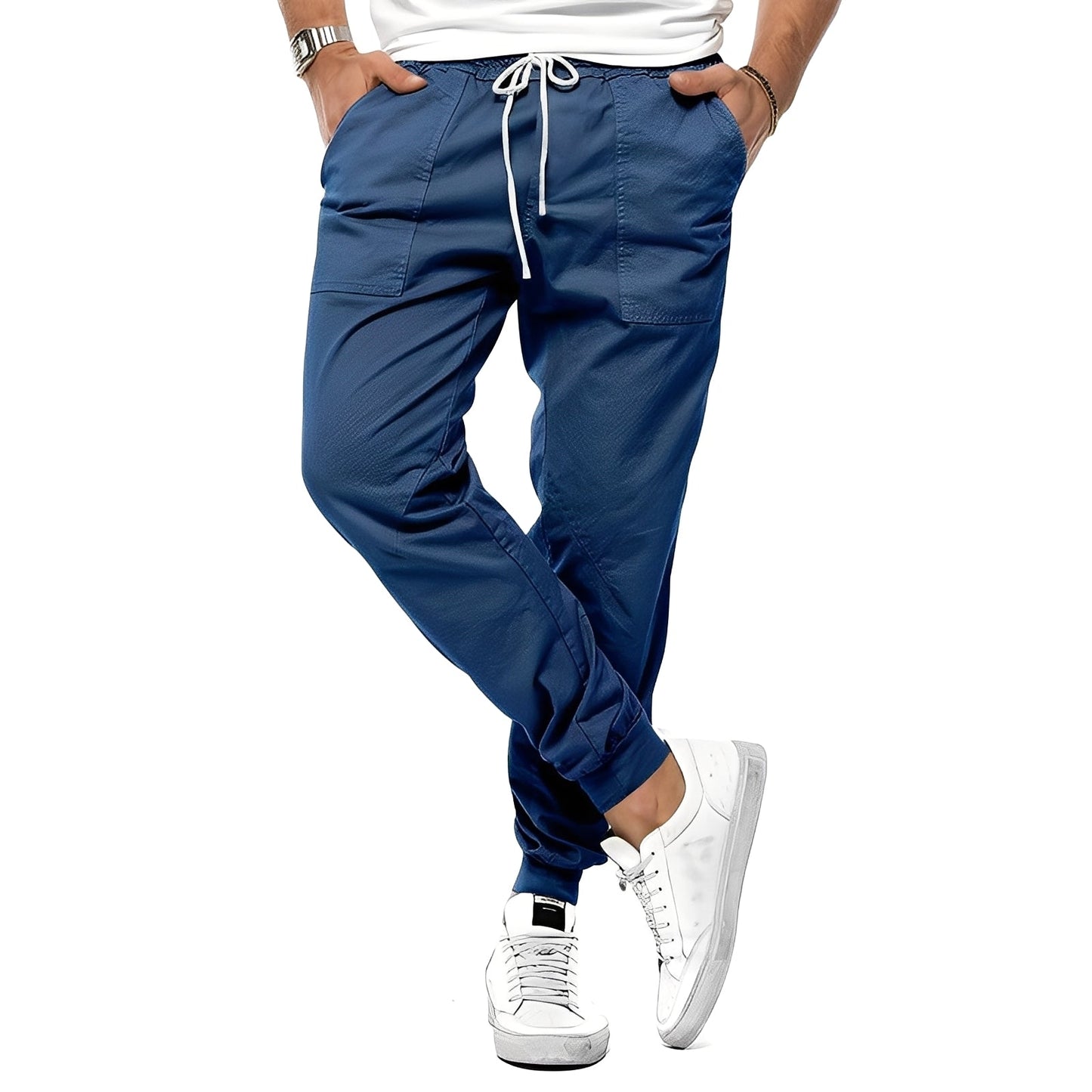 Herren Stretchhose Regular Fit Freizeit lässig bequem