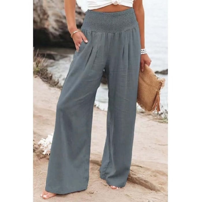 Weite Breite Stoffhose Damen Locker Casual Frühling & Sommer