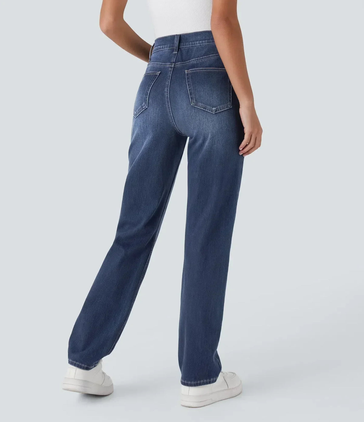 Hose Damen Hochtailliert Bequem Freizeit & Alltag