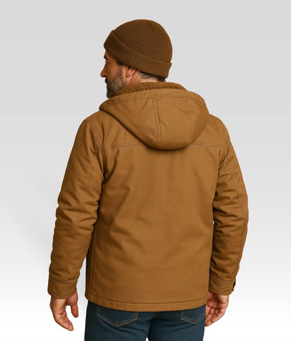 Reto Fleece Jacke Braun