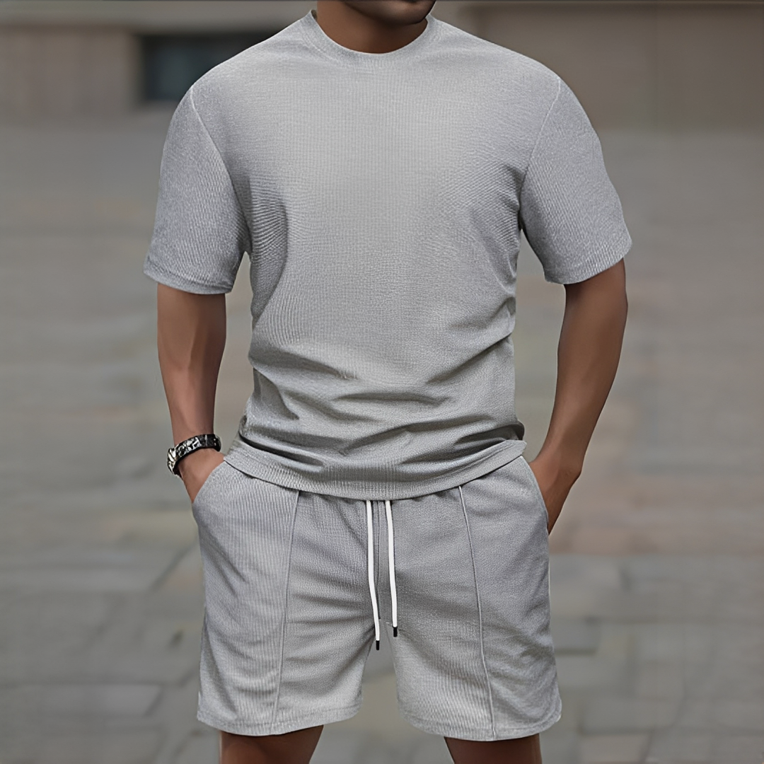 Sommer-Set Herren Leicht Casual Freizeit