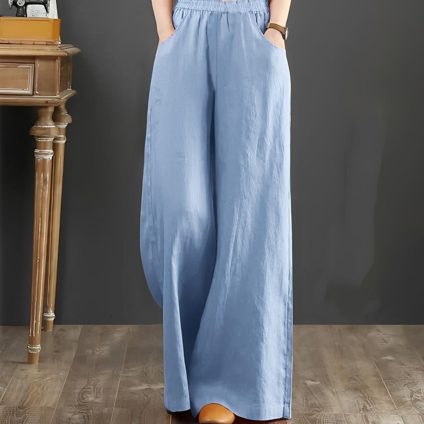 Damenhose Weite Passform Freizeit Sommer Komfortabel